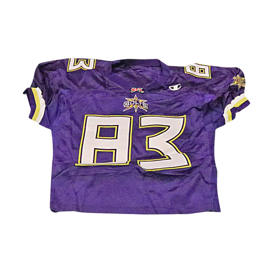 Reggie Johnson Birmingham Thunderbolts 2001 Game Used Home Jersey Size 50 Short