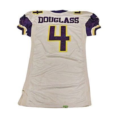 Joe Douglass Birmingham Thunderbolts 2001 Game Used Away Jersey Size 44+2