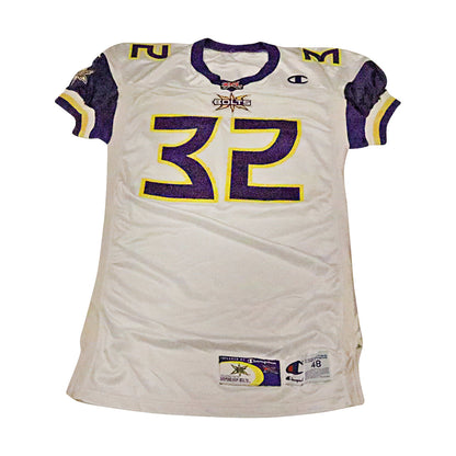 Curtis Alexander Birmingham Thunderbolts 2001 Game Used Away Jersey Size 50 +2