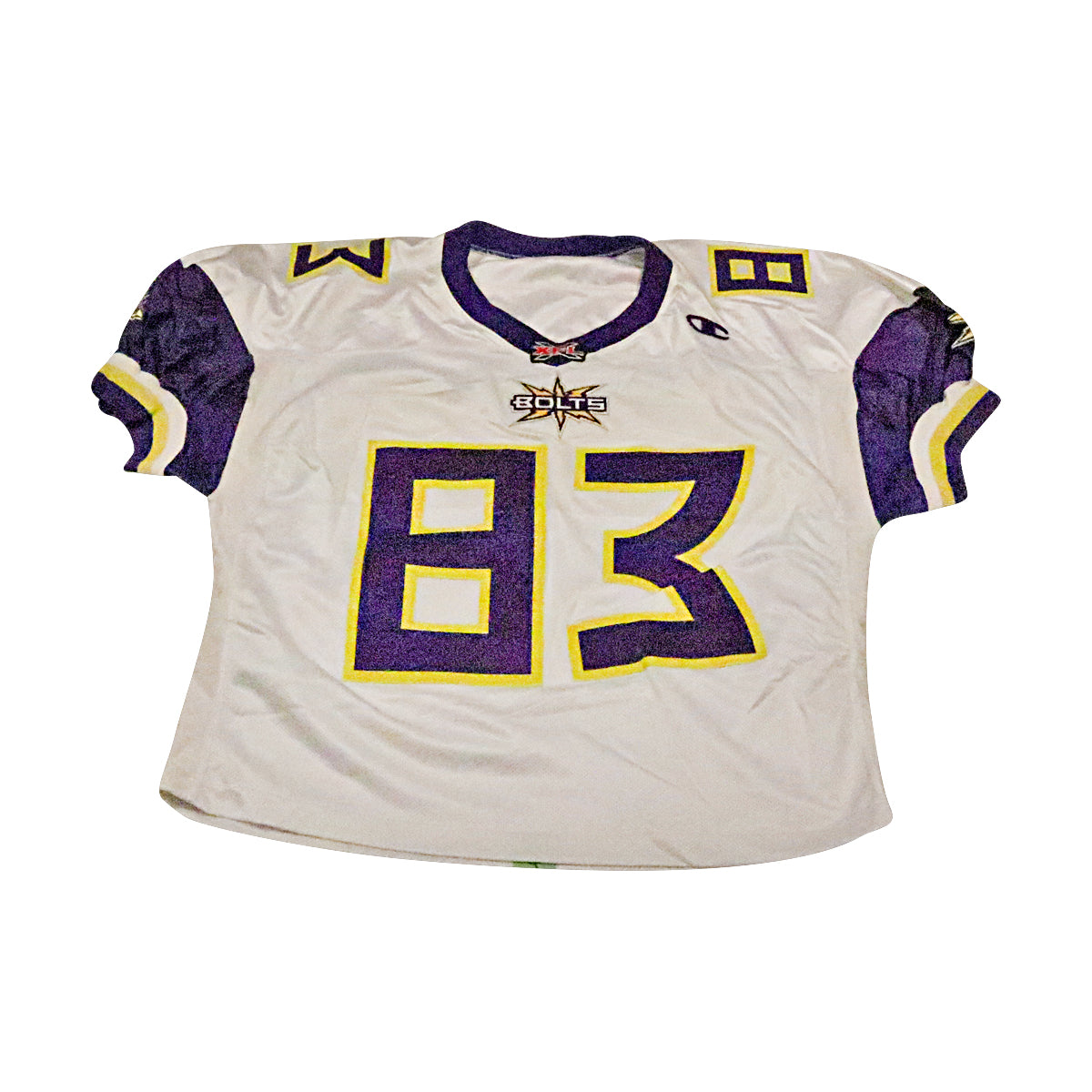 Reggie Johnson Birmingham Thunderbolts 2001 Game Used Away Jersey Size 54 Short