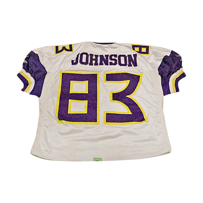 Reggie Johnson Birmingham Thunderbolts 2001 Game Used Away Jersey Size 54 Short