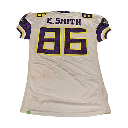 Ed Smith Birmingham Thunderbolts 2001 Game Used Away Jersey Size 52 +2