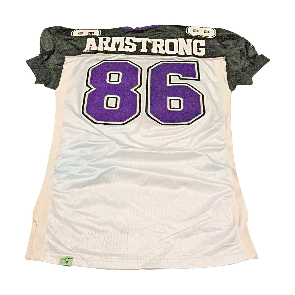 Tyji Armstrong Chicago Enforcers 2001 Game Used Away Jersey Size 52 +2