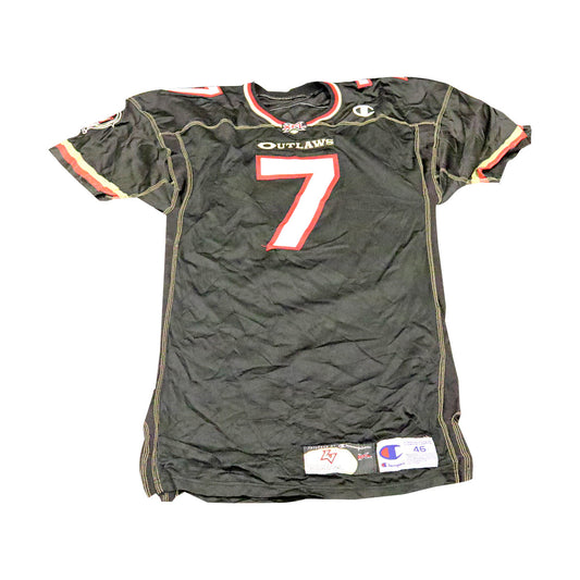 Corey Nelson Las Vegas Outlaws 2001 Game Used Home Jersey Size 46 +2