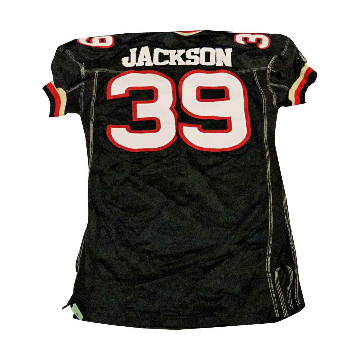Jonathan Jackson Las Vegas Outlaws 2001 Game Used Home Jersey Size 50 +2