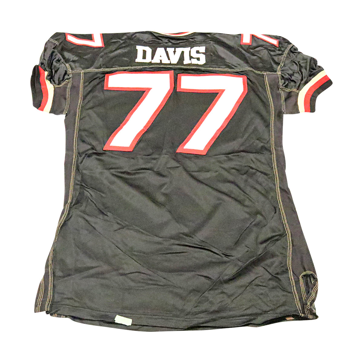 Isaac Davis Las Vegas Outlaws 2001 Game Used Home Jersey Size 54 +2