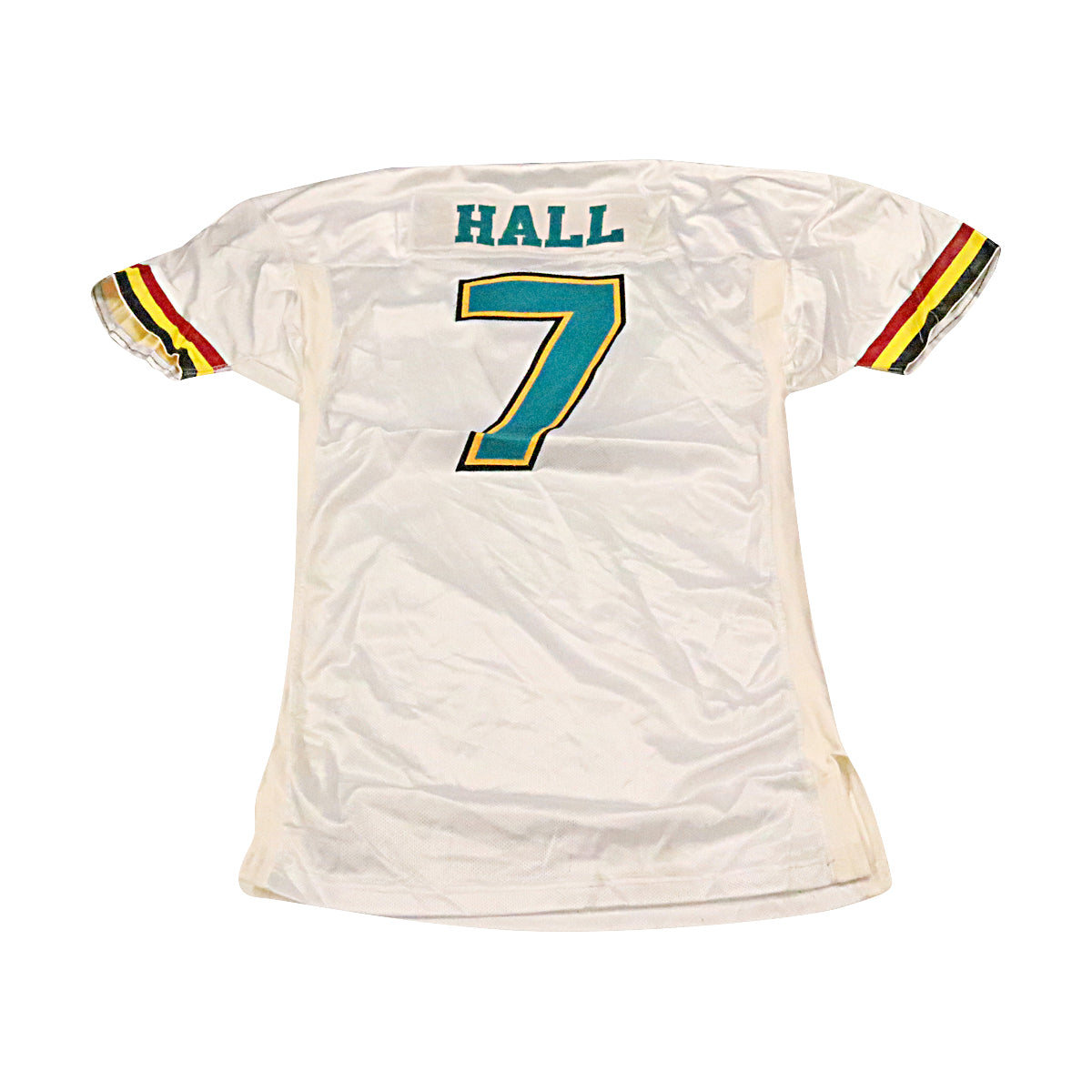Jeff Hall Memphis Maniax 2001 Game Used Away Jersey Size 46 +2