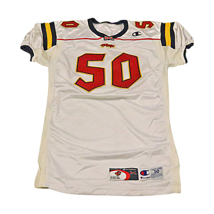 Jefferson Orlando Rage 2001 Game Used Away Jersey Size 50 +2