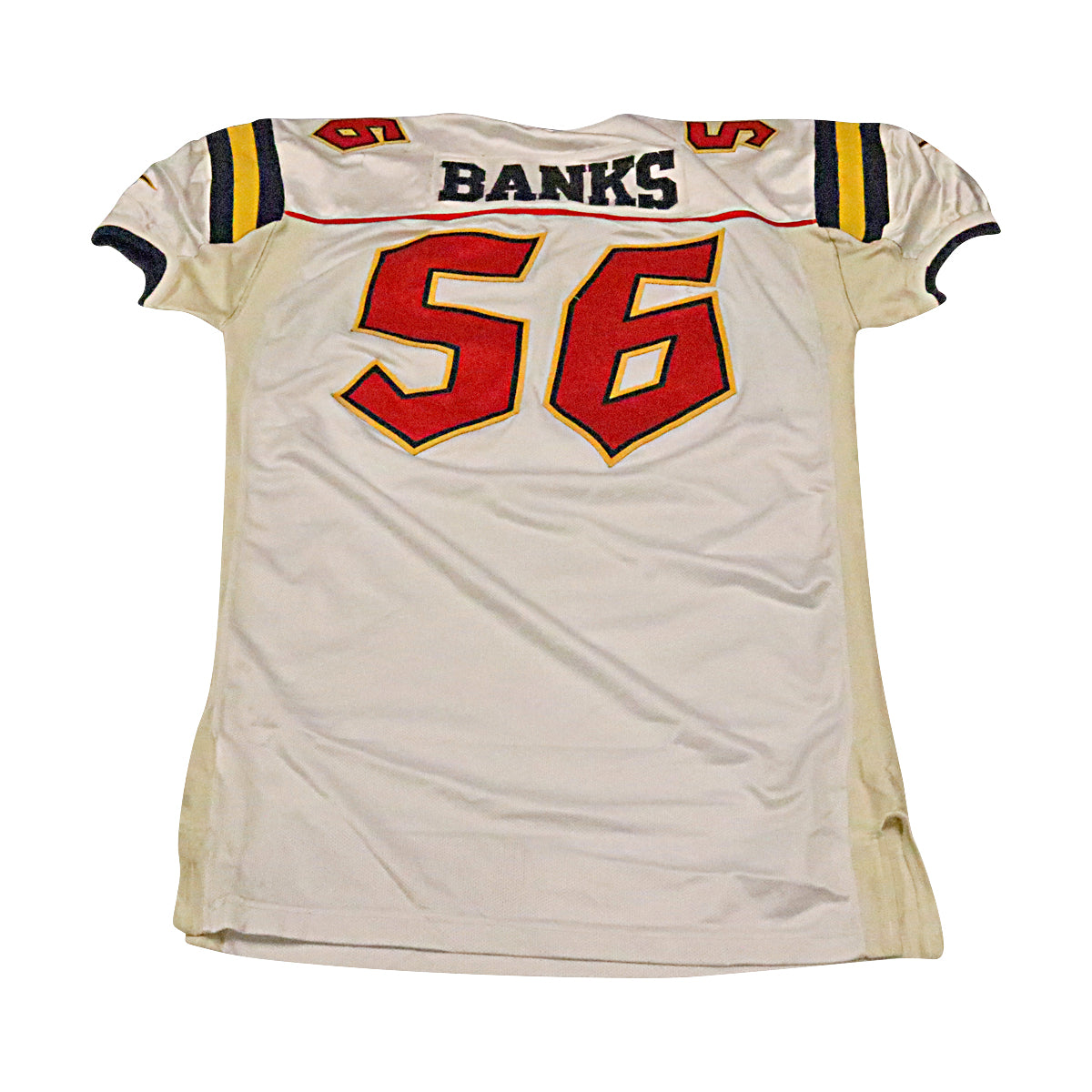 Shawn Banks Orlando Rage 2001 Game Used Away Jersey Size 52 +2