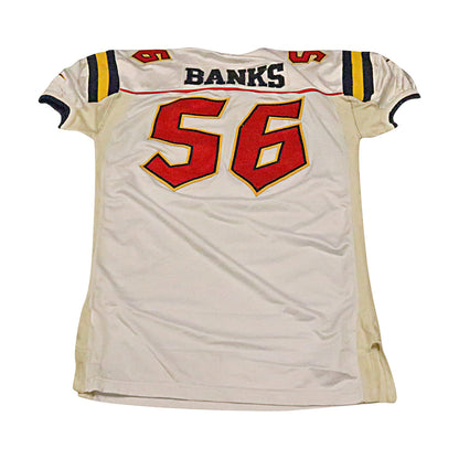 Shawn Banks Orlando Rage 2001 Game Used Away Jersey Size 52 +2
