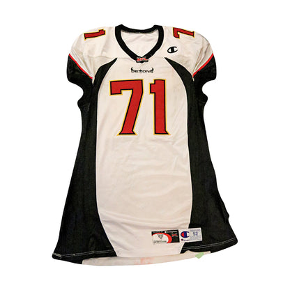 Scott Adams San Francisco Demons 2001 Game Used Away Jersey Size 52 +2
