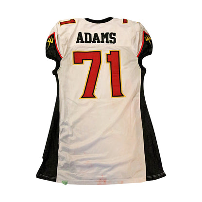 Scott Adams San Francisco Demons 2001 Game Used Away Jersey Size 52 +2