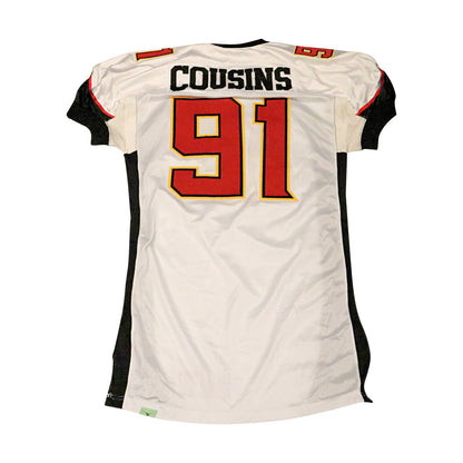 Jomo Cousins San Francisco Demons 2001 Game Used Away Jersey