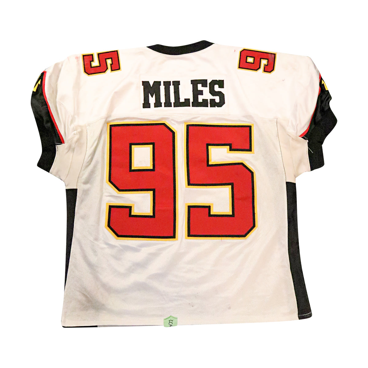 Jermaine Miles San Francisco Demons 2001 Game Used Away Jersey Size 52 Short