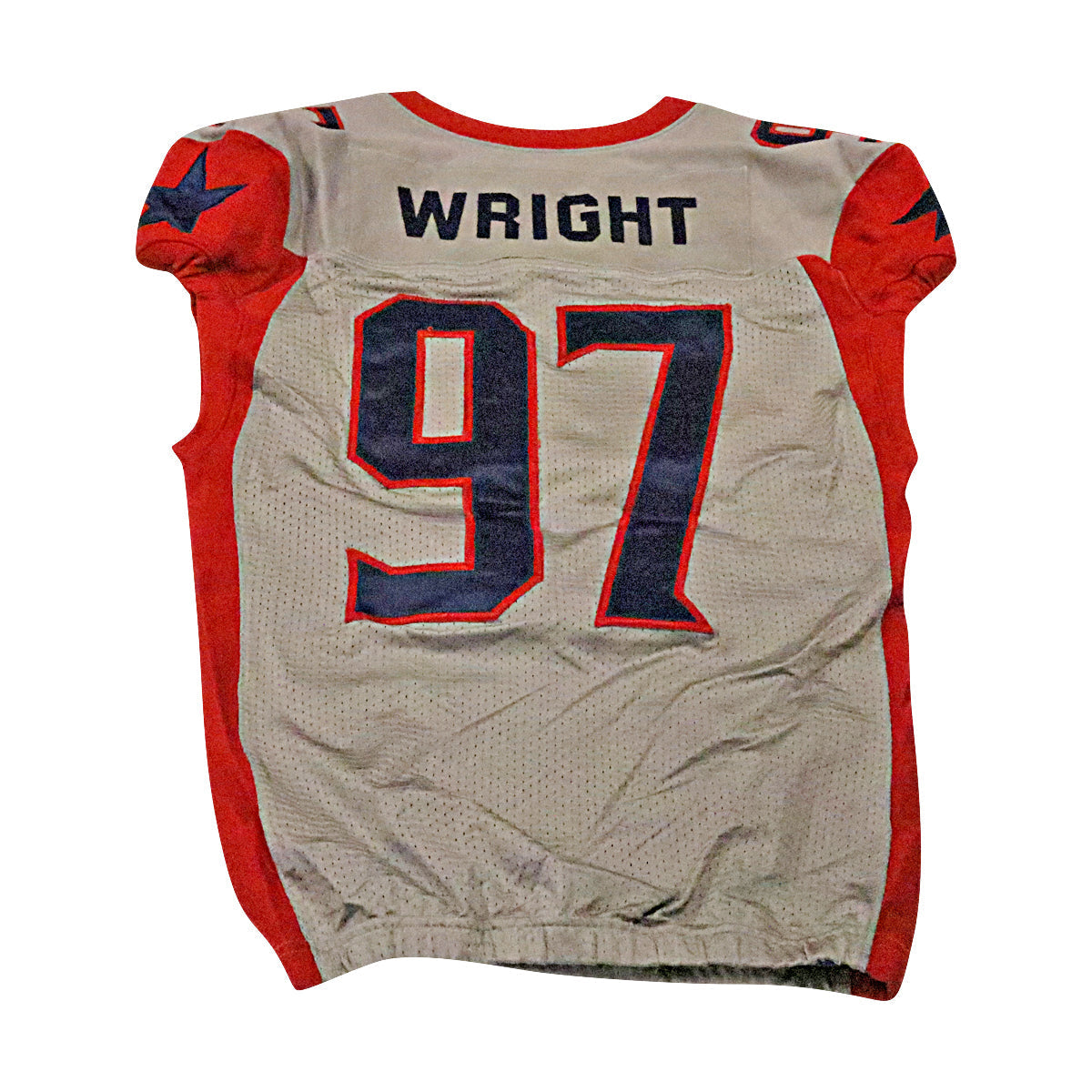 Gabe Wright Houston Roughnecks 2020 Game Issued Away Jersey L