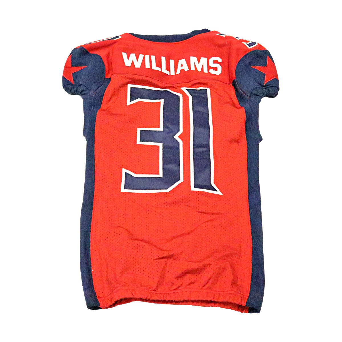 Williams Houston Roughnecks 2020 Game Issued Home Jersey S