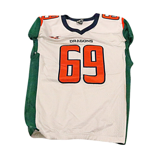 William Campbell Sr. Seattle Dragons 2020 Game Issued Away Jersey XL