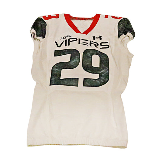 Allen Las Vegas Vipers 2023 Game Issued Away Jersey Size 42