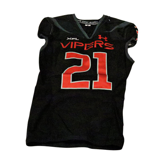 Antonio Phillips Las Vegas Vipers 2023 Game Issued Home Jersey Size 42