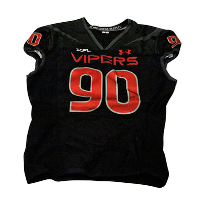 Jah'Sheem Martin Las Vegas Vipers 2023 Game Issued Home Jersey Size 56