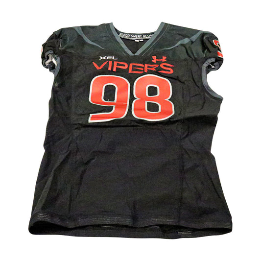 Cavon Walker Las Vegas Vipers 2023 Game Issued Home Jersey Size 52
