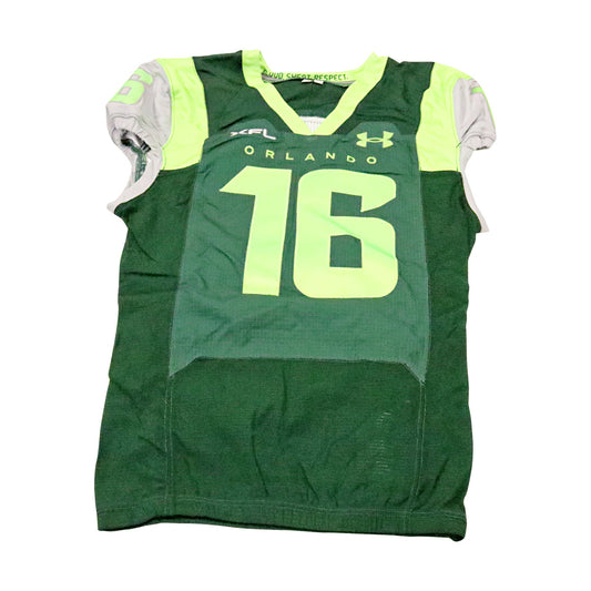 Dontez Byrd Orlando Guardians 2023 Game Issued Home Jersey Size 42
