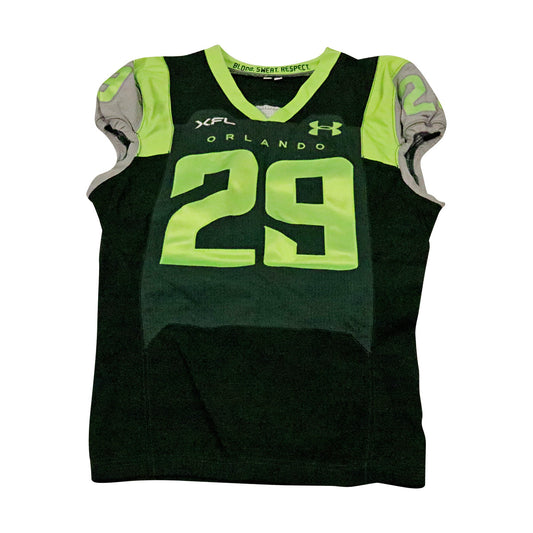 Trumaine Washington Orlando Guardians 2023 Game Issued Home Jersey Size 42