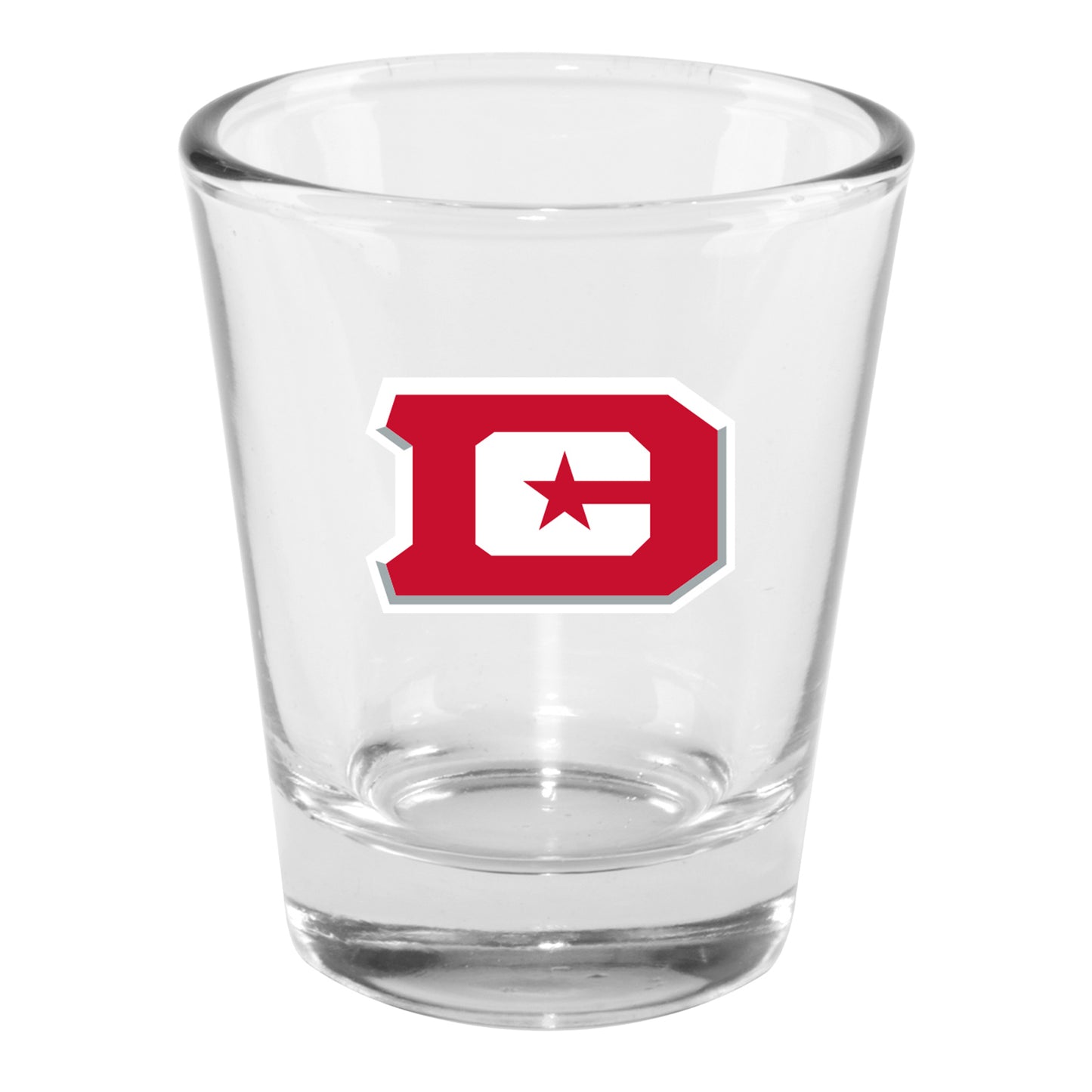 D.C. Defenders 2 oz Shot Glass - Front View