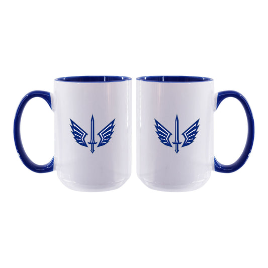 St. Louis Battlehawks 15 oz Coffee Mug In White - Front View