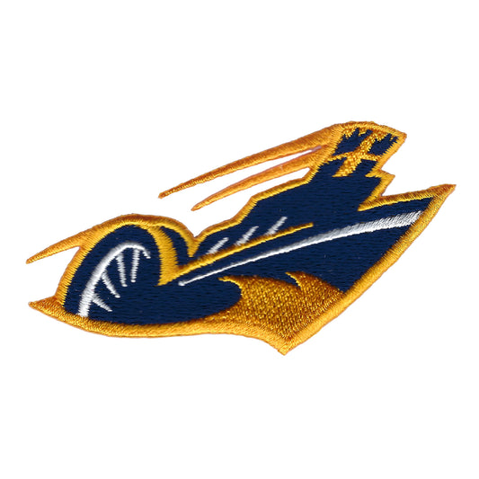 Memphis Showboats Primary Logo Patch In Navy & Yellow - Front View