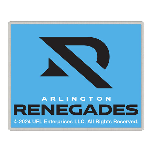 Arlington Renegades Hatpin In Blue - Front View