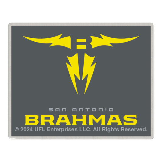 San Antonio Brahmas Hatpin In Grey - Front View