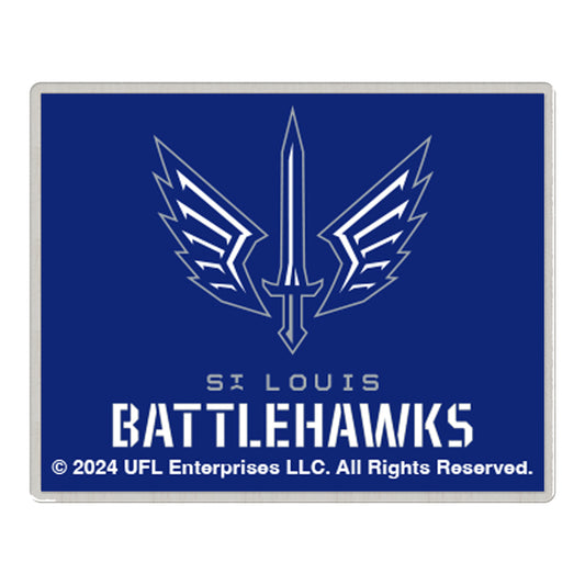 St. Louis Battlehawks Hatpin In Blue - Front View
