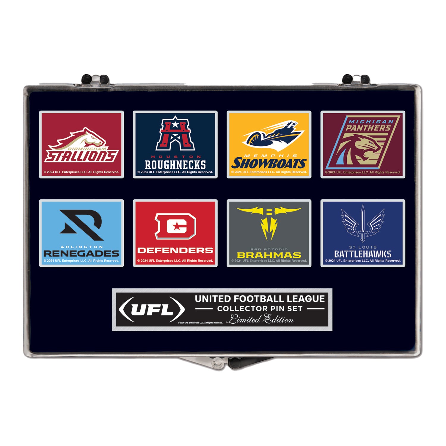 UFL League 2024 Pin Set Official UFL Store