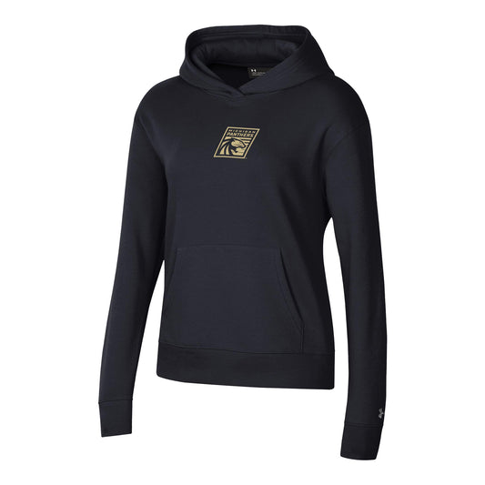 Under Armour Michigan Panthers Women's Rival Fleece Sweatshirt In Black - Front View
