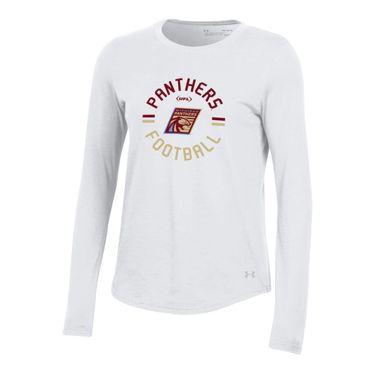 Under Armour Michigan Panthers Women's Long Sleeve Performance T-Shirt - Front View