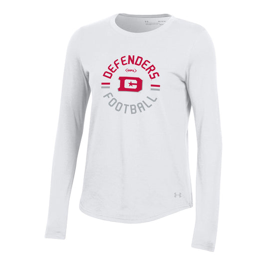 Under Armour D.C. Defenders Women's Long Sleeve Peformance T-Shirt - Front View