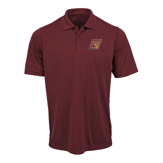 Michigan Panthers Golf Polo In Red - Front View