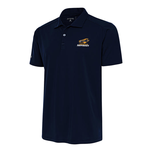 Antigua Memphis Showboats Tribute Polo In Navy - Front View