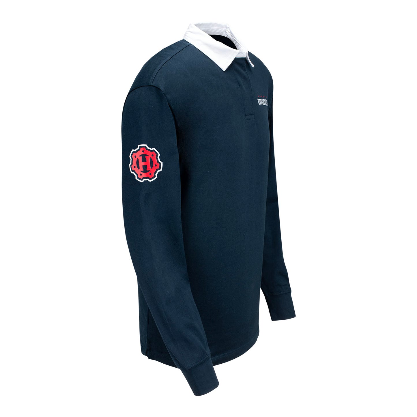 Houston Roughnecks Rugby Polo In Blue - Right Side View