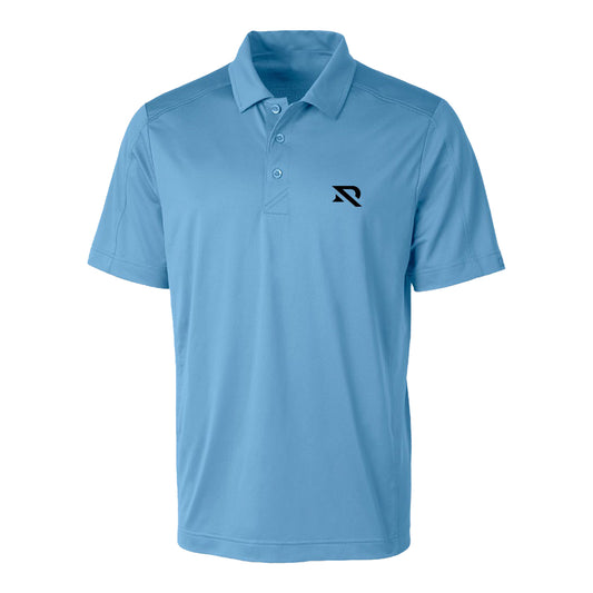 Arlington Renegades Cutter & Buck Prospect Textured Stretch Polo In Blue - Front View