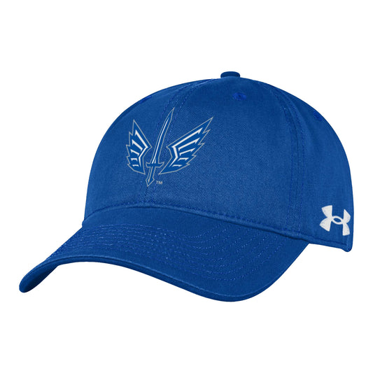 Under Armour St. Louis Battlehawks Garment Washed Hat In Blue - Front Left View