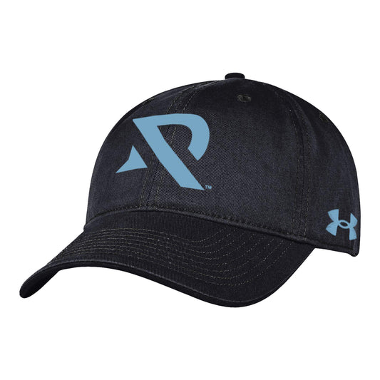 Under Armour Arlington Renegades Garment Washed Hat In Black - Front View