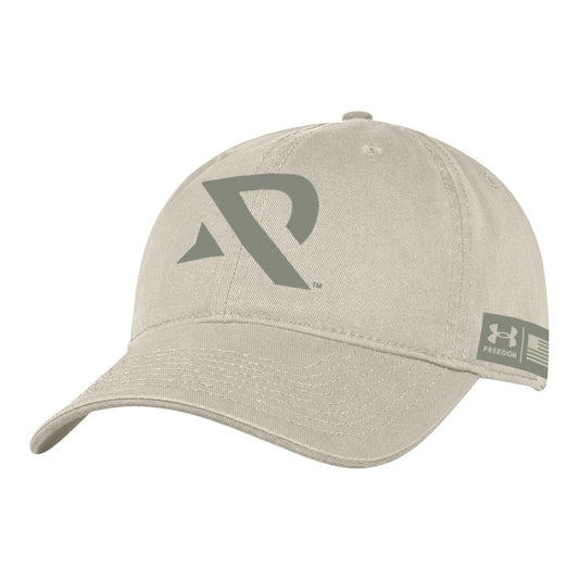 Under Armour Arlington Renegades Garment Washed Military Appreciation Hat In Tan - Front View