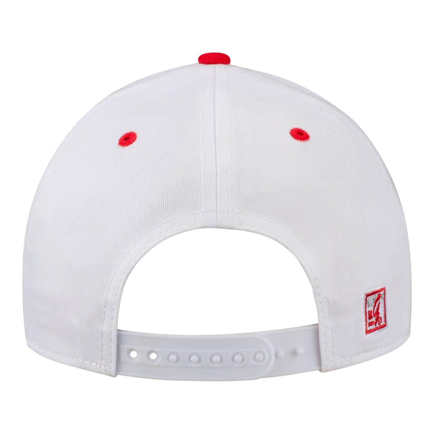 D.C. Defenders Cotton Twill Snapback In White - Back View