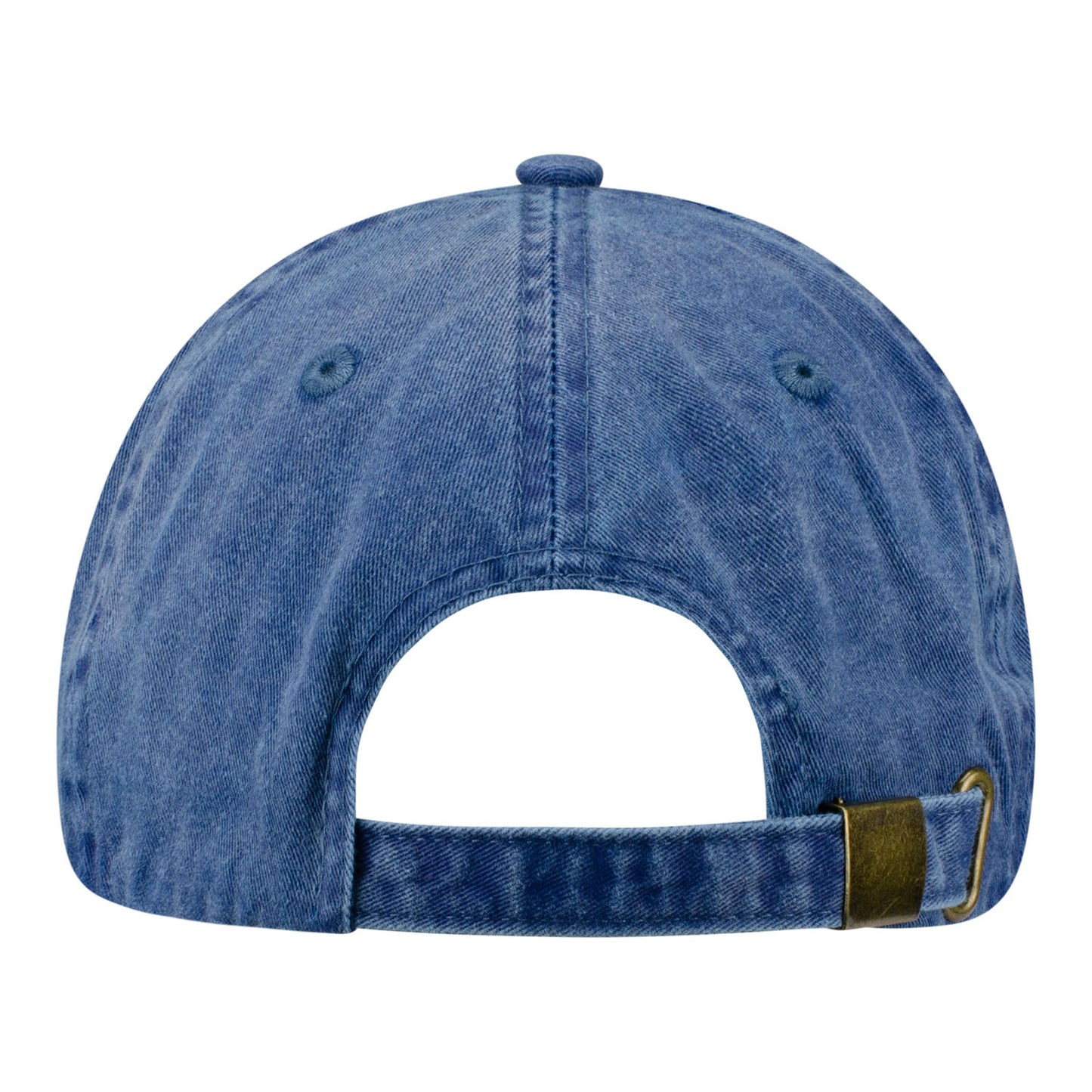 St Louis Battlehawks Washed Adjustable Hat In Blue - Back View