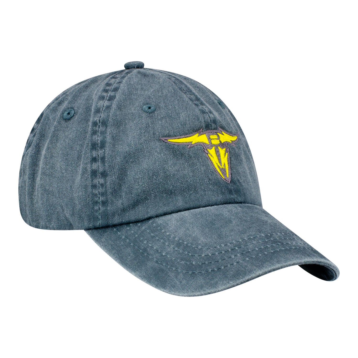 San Antonio Brahamas Washed Adjustable Cap In Blue - Front Right View