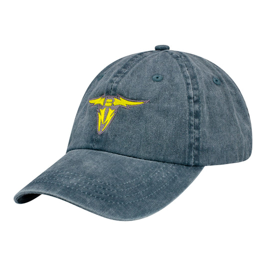 San Antonio Brahamas Washed Adjustable Cap In Blue - Front Left View