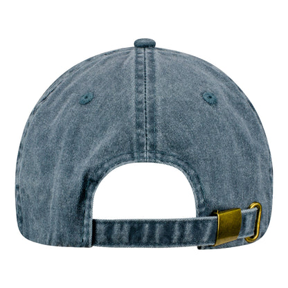 San Antonio Brahamas Washed Adjustable Cap In Blue - Back View