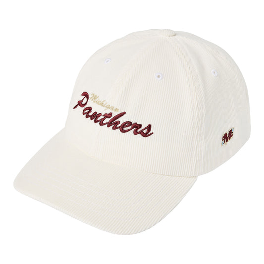 Michigan Panthers Dad Hat In White - Front View